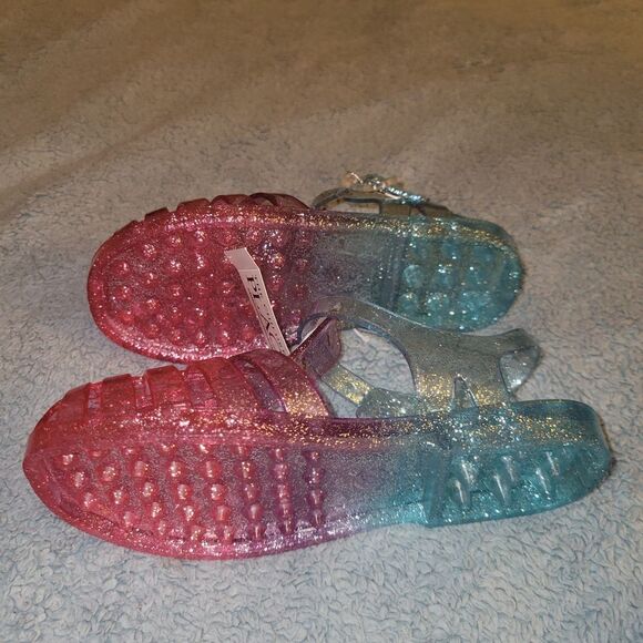 The Children's Place Pink and Blue Glitter Sandals - Picture 6 of 6